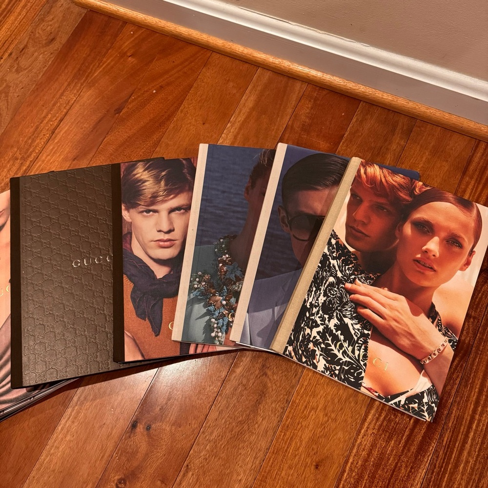 Gucci Catalogs/ Lookbooks 2009-2012 (9 books)